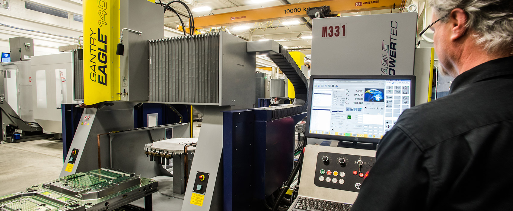 A Gantry Eagle Machine at Cavalier Tool